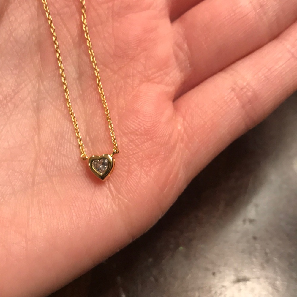 Tiny Heart Gold Necklace